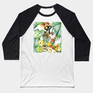 She leaves flowers in her wake Baseball T-Shirt